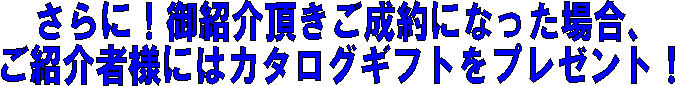 ����ɁI��Љ��������ɂȂ����ꍇ�A
���Љ�җl�ɂ̓J�^���O�M�t�g���v���[���g�I